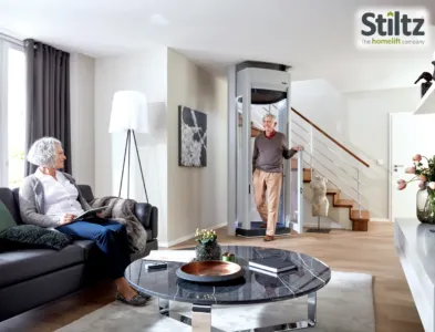 15-Duo-Alta Home elevator providing safe mobility for seniors in Bluffton, SC
