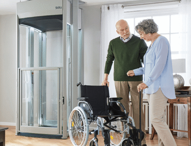 Elevator Home elevator providing safe mobility for seniors in Bluffton, SC