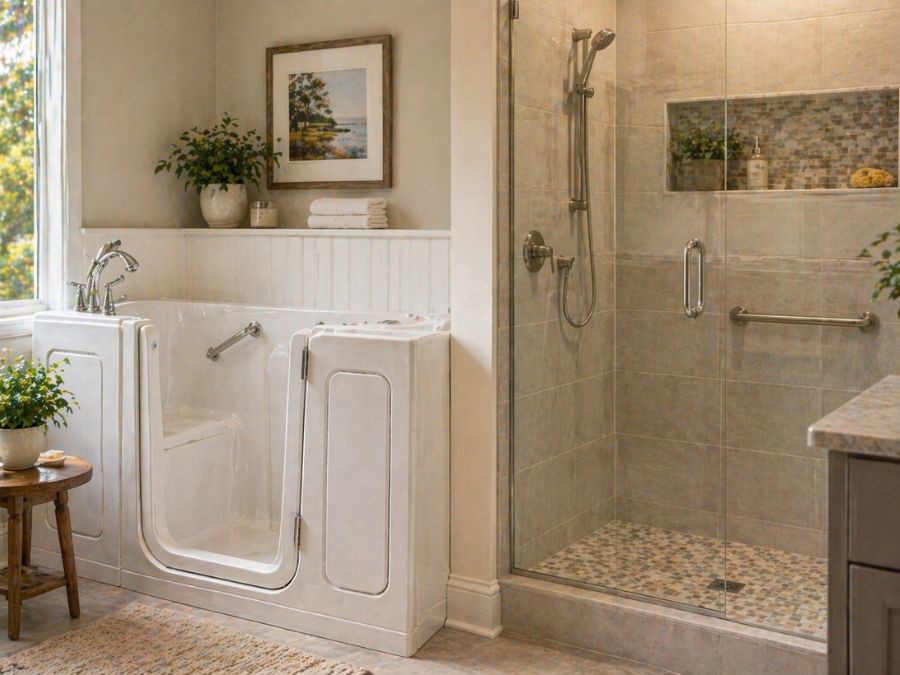 Walk-In Tub vs. Walk-In Shower — Which Is Better for Seniors in Savannah?