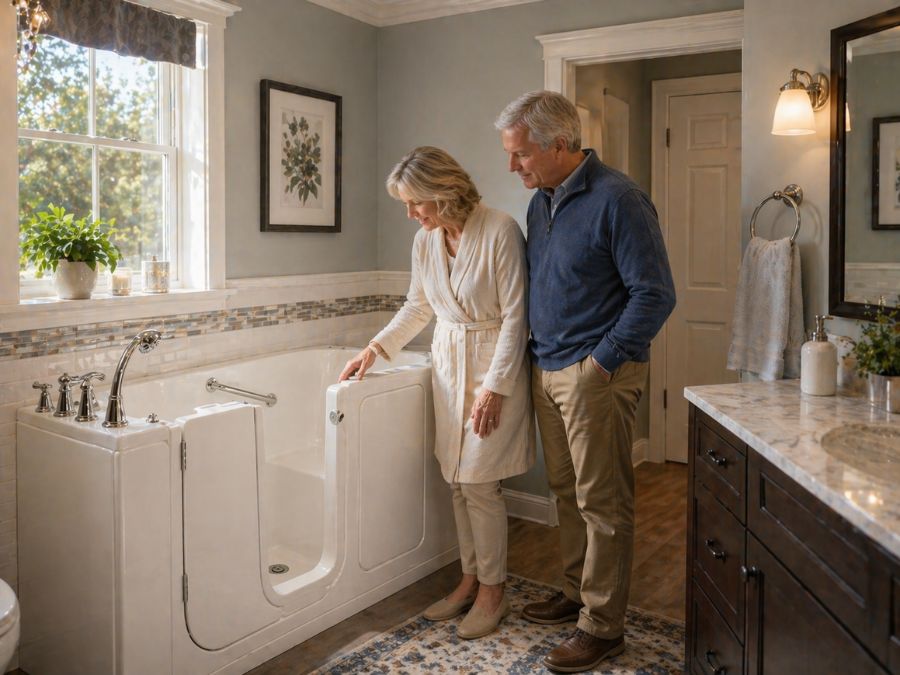 What Is the Difference Between a Soaker Walk-In Tub and a Hydrotherapy Tub