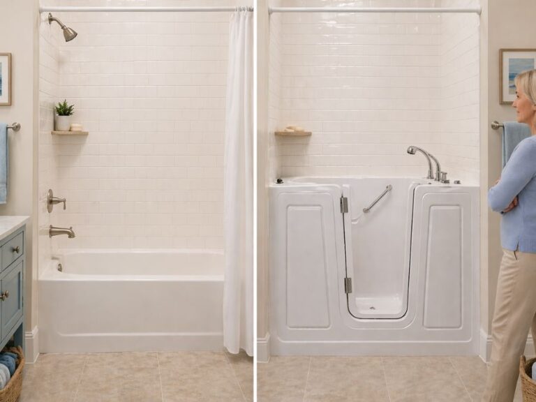 Can a Walk In Tub Fit in My Existing Lowcountry Bathroom?